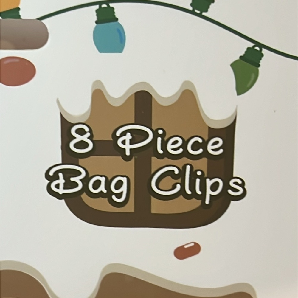 🫚🎄Cute. Gingerbread.Bag Clips. - Picture 7 of 12